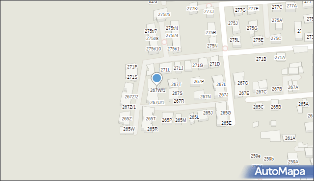 Warszawa, Trakt Lubelski, 267W/1, mapa Warszawy