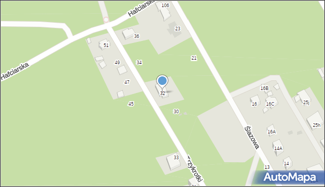 Warszawa, Trzykrotki, 32, mapa Warszawy