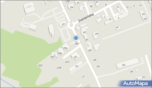 Warszawa, Trakt Lubelski, 155, mapa Warszawy