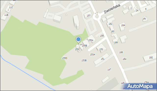 Warszawa, Trakt Lubelski, 155e, mapa Warszawy