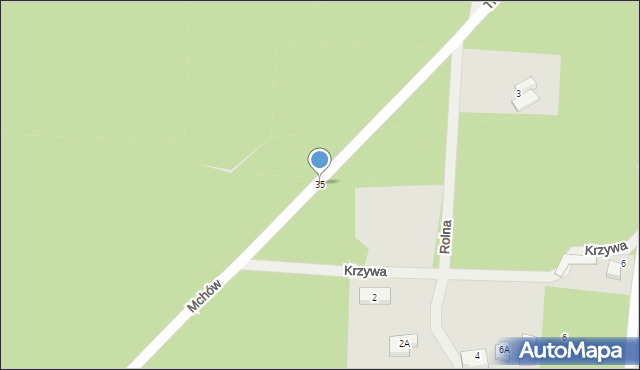 Warszawa, Tramwajowa, 35, mapa Warszawy