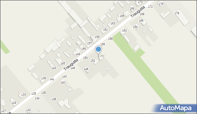 Wąsosz Dolny, Traugutta Romualda, gen., 154, mapa Wąsosz Dolny