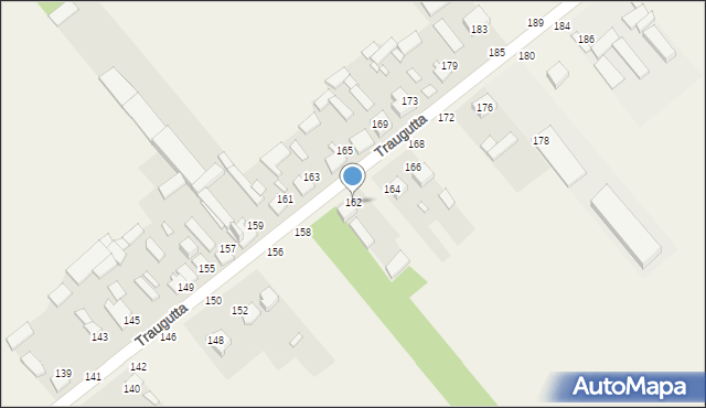 Wąsosz Dolny, Traugutta Romualda, gen., 162, mapa Wąsosz Dolny