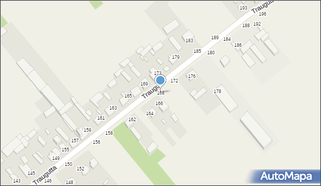 Wąsosz Dolny, Traugutta Romualda, gen., 168, mapa Wąsosz Dolny