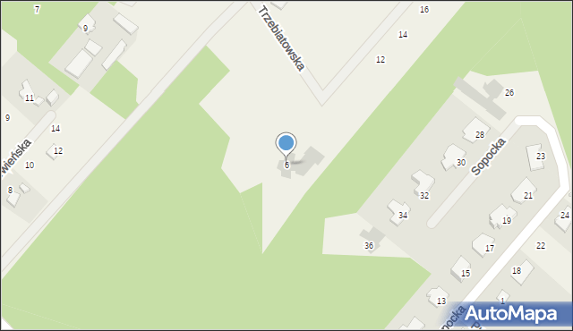 Wilcze, Trzebiatowska, 6, mapa Wilcze