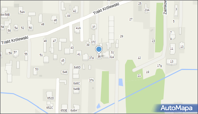 Wojcieszyn, Trakt Królewski, 35, mapa Wojcieszyn