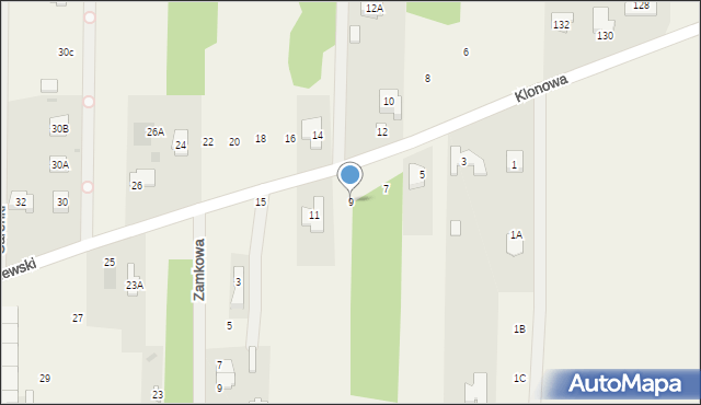 Wojcieszyn, Trakt Królewski, 9, mapa Wojcieszyn