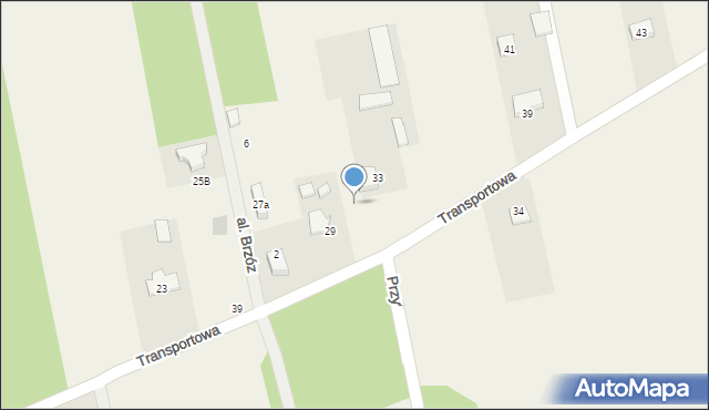 Wola Krakowiańska, Transportowa, 31, mapa Wola Krakowiańska