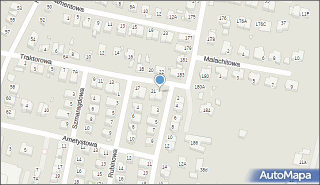 Wrocław, Traktorowa, 23, mapa Wrocławia