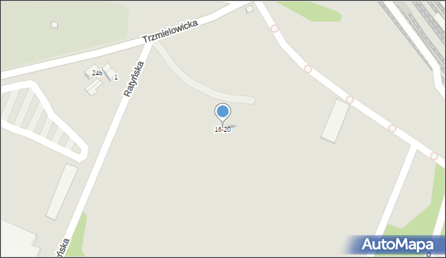 Wrocław, Trzmielowicka, 16-20, mapa Wrocławia