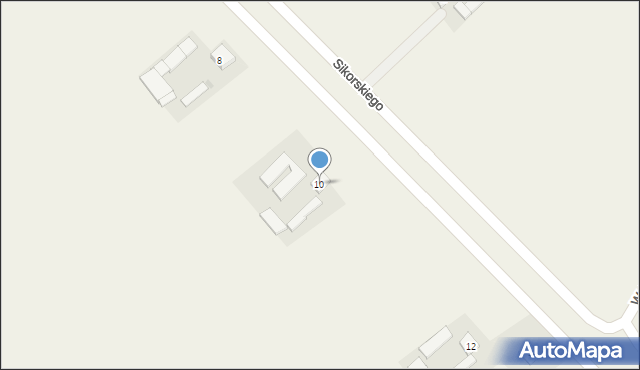 Wybczyk, Trybowskiego Zygmunta, ks., 10, mapa Wybczyk