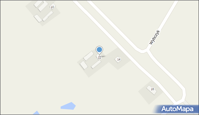 Wybczyk, Trybowskiego Zygmunta, ks., 12, mapa Wybczyk