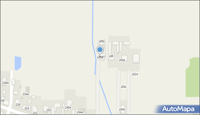 Zalesie, Trakt Królewski, 188a, mapa Zalesie