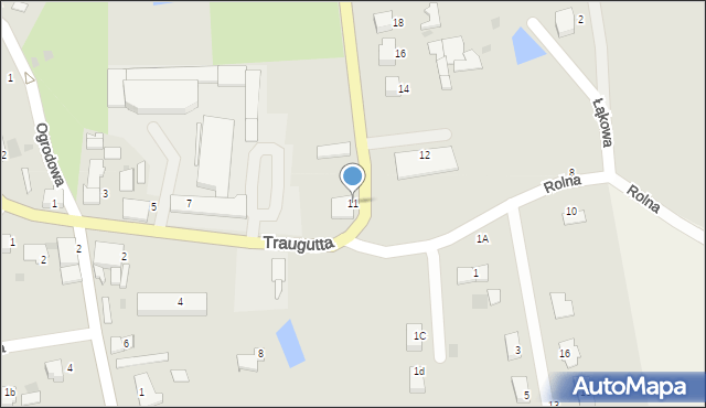 Zalewo, Traugutta Romualda, gen., 11, mapa Zalewo