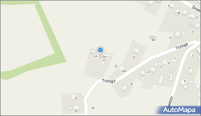 Żarki, Trylogii, 18, mapa Żarki