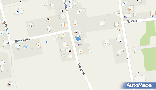 Zbrosławice, Traugutta Romualda, gen., 4, mapa Zbrosławice