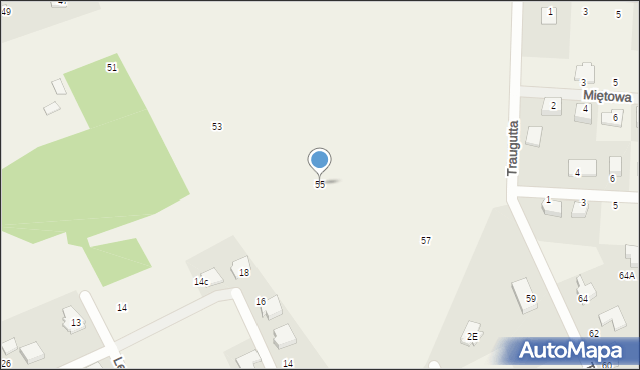 Zbrosławice, Traugutta Romualda, gen., 55, mapa Zbrosławice