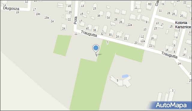 Zduńska Wola, Traugutta Romualda, gen., 9, mapa Zduńska Wola
