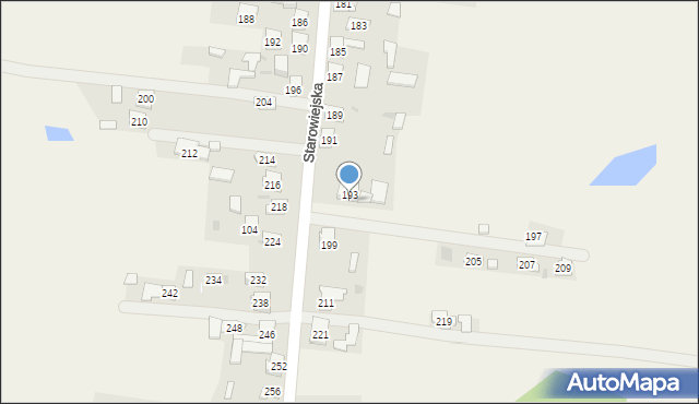 Żurada, Trzecia Kolonia, 98, mapa Żurada