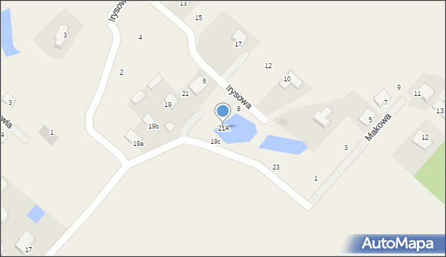 Aleksandrowo, Turystyczna, 21A, mapa Aleksandrowo