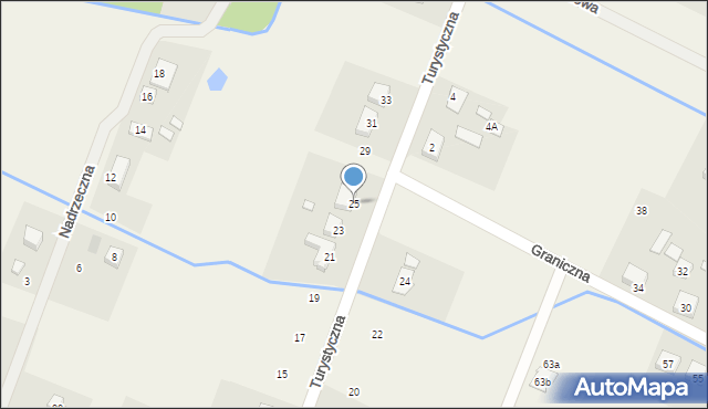 Bartniki, Turystyczna, 25, mapa Bartniki