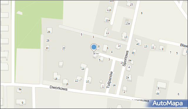 Bestwinka, Tulipanów, 7, mapa Bestwinka