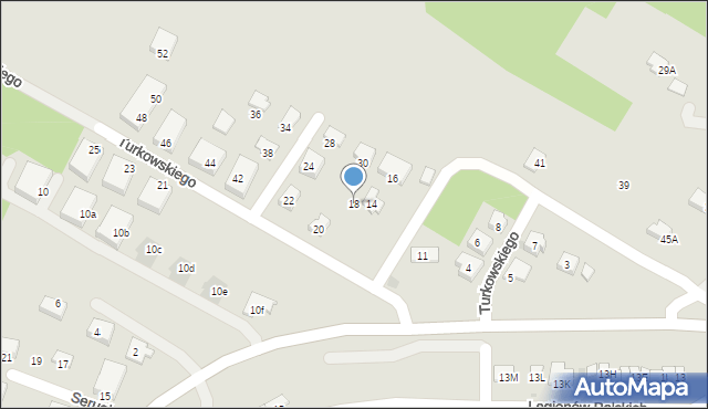 Bochnia, Turkowskiego Mariana, gen., 18, mapa Bochni