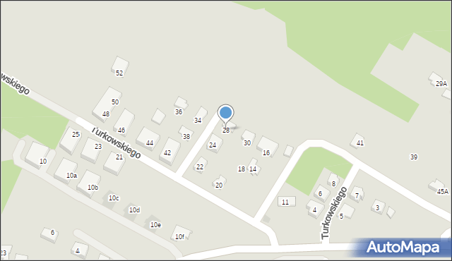 Bochnia, Turkowskiego Mariana, gen., 28, mapa Bochni