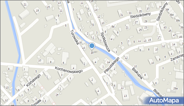 Bogatynia, Turowska, 10, mapa Bogatynia