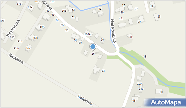 Bolechowice, Turystyczna, 45, mapa Bolechowice