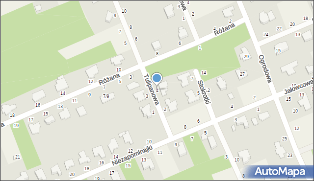 Bukowiec, Tulipanowa, 4, mapa Bukowiec