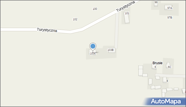 Chełmce, Turystyczna, 103c, mapa Chełmce