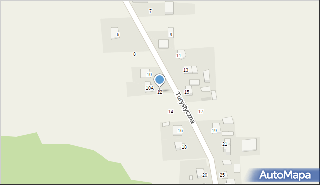 Chełmce, Turystyczna, 12, mapa Chełmce