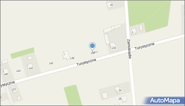 Chełmce, Turystyczna, 136, mapa Chełmce