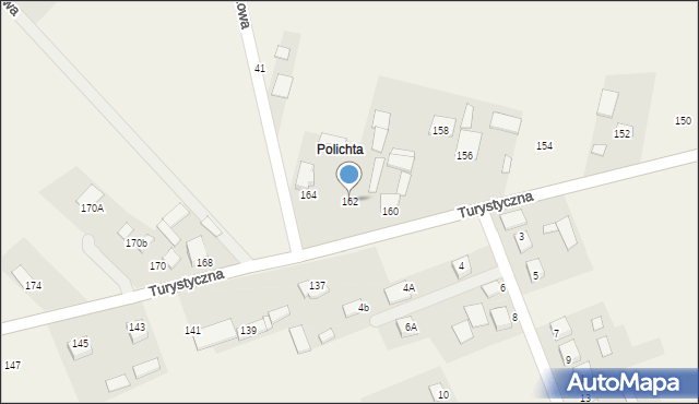 Chełmce, Turystyczna, 162, mapa Chełmce