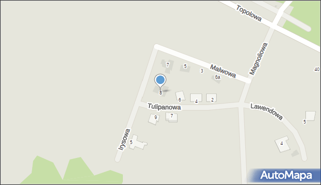Chrzanów, Tulipanowa, 8, mapa Chrzanów