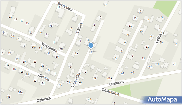 Chrząstowice, Turawska, 2, mapa Chrząstowice