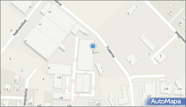 Chwaszczyno, Tuwima Juliana, 3, mapa Chwaszczyno