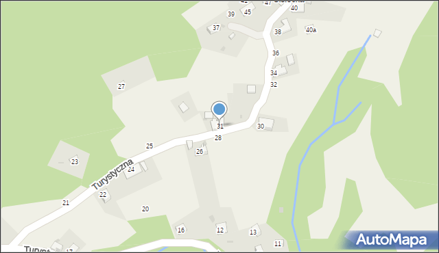 Cisiec, Turystyczna, 31, mapa Cisiec