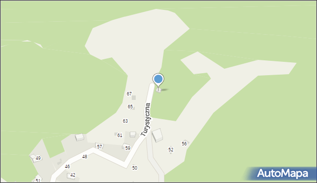 Cisiec, Turystyczna, 60, mapa Cisiec