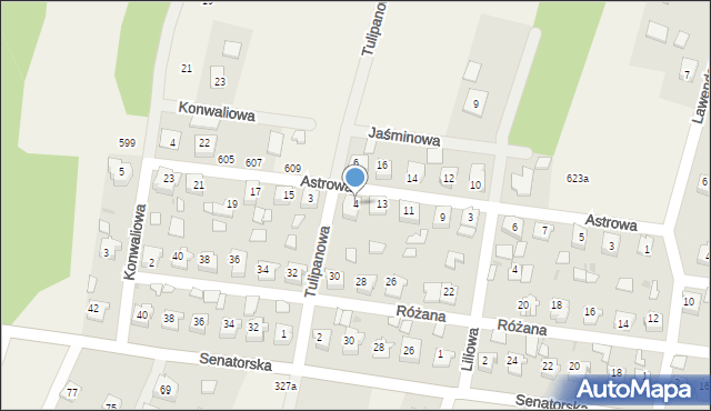 Cmolas, Tulipanowa, 4, mapa Cmolas