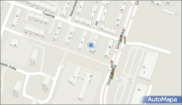 Czeladź, Tuwima Juliana, 5, mapa Czeladź