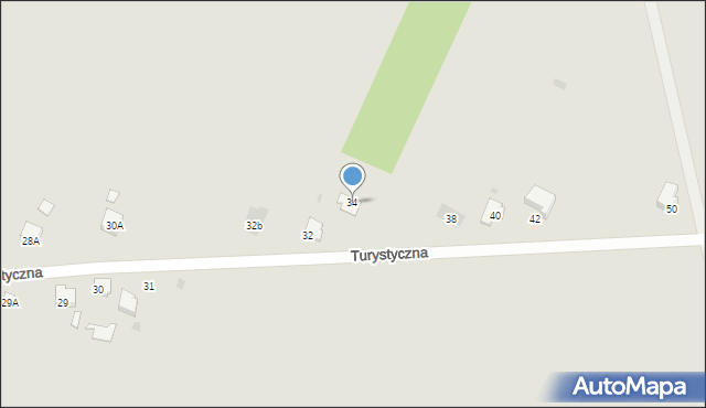 Dąbrowa Górnicza, Turystyczna, 34, mapa Dąbrowa Górnicza