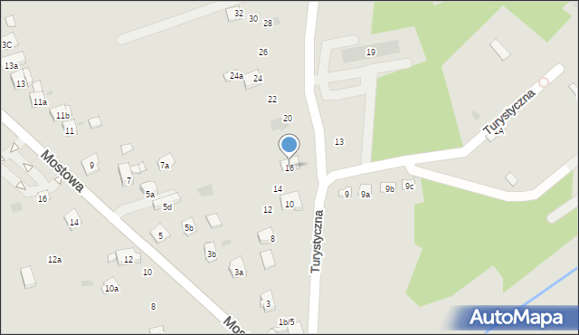 Dobczyce, Turystyczna, 16, mapa Dobczyce