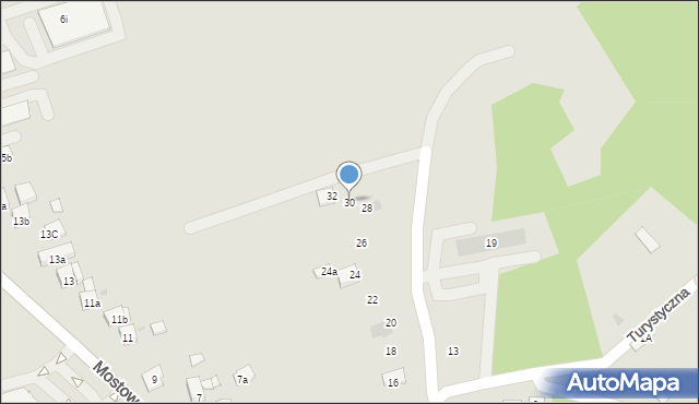 Dobczyce, Turystyczna, 30, mapa Dobczyce