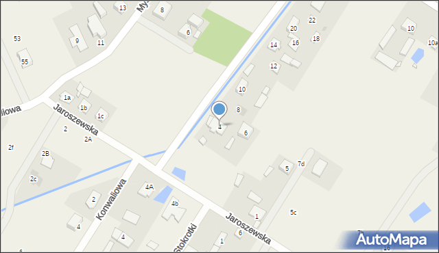 Duczki, Turystyczna, 4, mapa Duczki