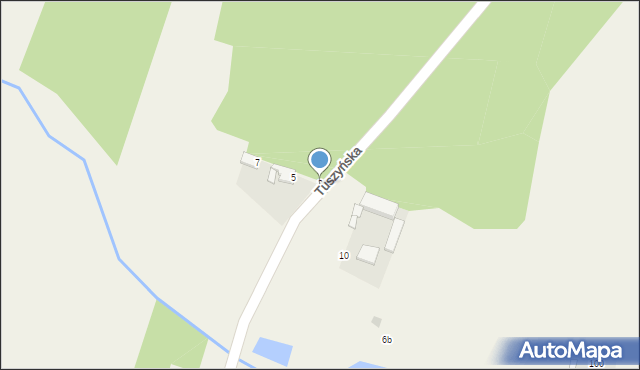 Dylew, Tuszyńska, 3, mapa Dylew