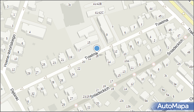 Gdańsk, Tuwima Juliana, 16, mapa Gdańska