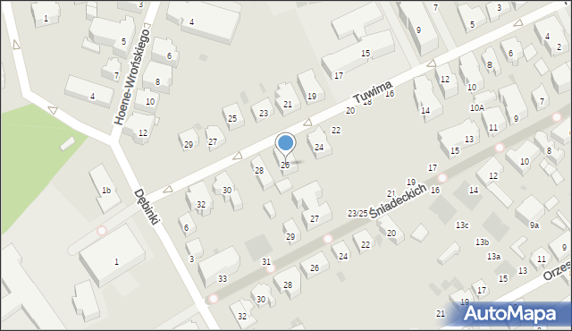 Gdańsk, Tuwima Juliana, 26, mapa Gdańska