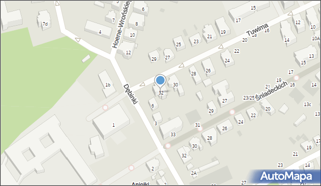 Gdańsk, Tuwima Juliana, 32, mapa Gdańska